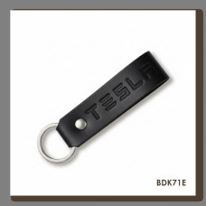 BDK71E Babylon Брелок-петля для авто TESLA чорний, шкіра