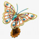 BGP-081 3d Ажурна метелик. Натхнення. Набір для вишивки бісером на прозорій основі