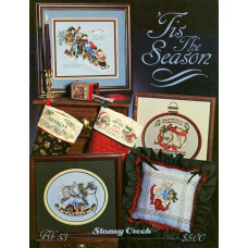 BK053 Stoney Creek Буклет схем для вишивки рахунковим хрестиком - Tis the Season, папір