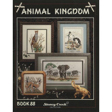 BK088 Stoney Creek Буклет схем для вишивки рахунковим хрестиком - Animal Kingdom, папір