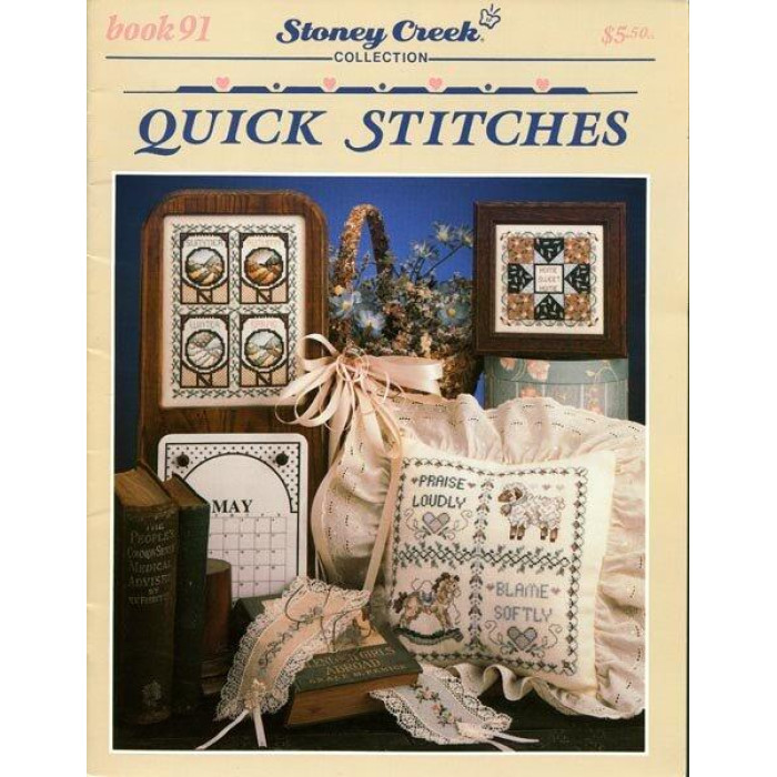 BK091 Stoney Creek Буклет схем для вишивки рахунковим хрестиком - Quick Stitches, папір