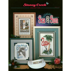 BK114 Stoney Creek Буклет схем для вишивки рахунковим хрестиком - Sea and Sun, папір