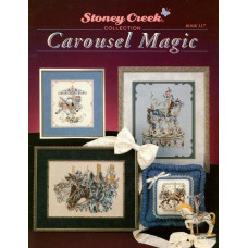 BK117 Stoney Creek Буклет схем для вишивки рахунковим хрестиком - Carousel Magic, папір