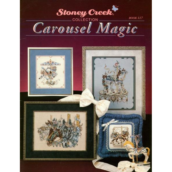 BK117 Stoney Creek Буклет схем для вишивки рахунковим хрестиком - Carousel Magic, папір