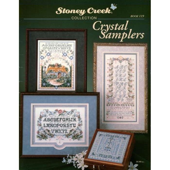 BK119 Stoney Creek Буклет схем для вишивки рахунковим хрестиком - Crystal Samplers, папір