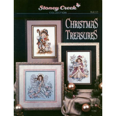 BK123 Stoney Creek Буклет схем для вишивки рахунковим хрестиком - Christmas Treasures, папір
