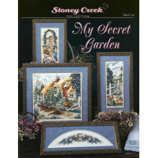 BK129 Stoney Creek Буклет схем для вишивки рахунковим хрестиком - My Secret Garden, папір