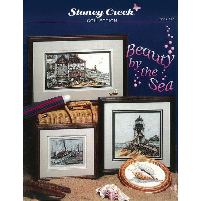 BK137 Stoney Creek Буклет схем для вишивки рахунковим хрестиком - Beauty By The Sea, папір