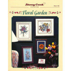 BK169 Stoney Creek Буклет схем для вишивки рахунковим хрестиком - Floral Garden, папір