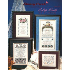 BK219 Stoney Creek Буклет паперових схем для вишивки рахунковим хрестиком - A Life Worth Stitching