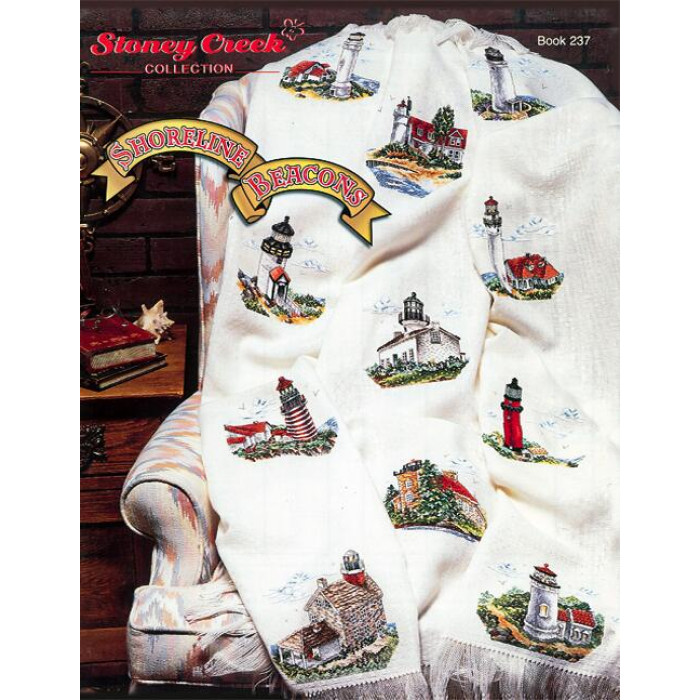 BK237 Stoney Creek Буклет схем для вишивки рахунковим хрестиком - Shoreline Beacons, папір