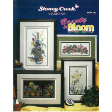 BK240 Stoney Creek Буклет схем для вишивки рахунковим хрестиком - Beauty in Bloom, папір