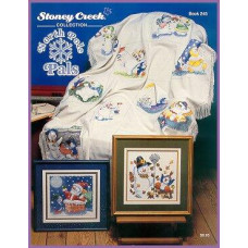 BK245 Stoney Creek Буклет схем для вишивки рахунковим хрестиком - North Pole Pals, папір