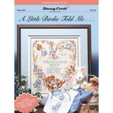 BK269 Stoney Creek Буклет паперових схем для вишивки рахунковим хрестиком - A Little Birdie Told Me