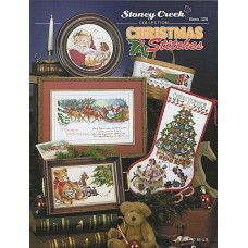 BK325 Stoney Creek Буклет схем для вишивки рахунковим хрестиком - Christmas Stitches, папір