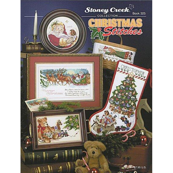BK325 Stoney Creek Буклет схем для вишивки рахунковим хрестиком - Christmas Stitches, папір