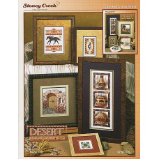 BK339 Stoney Creek Буклет схем для вишивки рахунковим хрестиком - Desert Accents, папір
