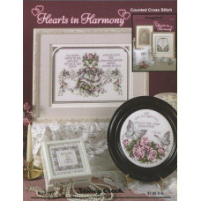 BK342 Stoney Creek Буклет схем для вишивки рахунковим хрестиком - Hearts in Harmony, папір
