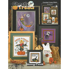 BK349 Stoney Creek Буклет схем для вишивки рахунковим хрестиком - Ghostly Treats, папір