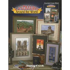 BK353 Stoney Creek Буклет схем для вишивки рахунковим хрестиком - Landmarks Around the World, папір