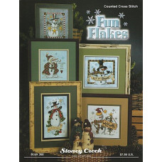 BK368 Stoney Creek Буклет схем для вишивки рахунковим хрестиком - Fun Flakes, папір
