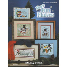 BK369 Stoney Creek Буклет схем для вишивки рахунковим хрестиком - More Fun Flakes, папір
