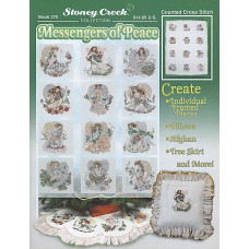 BK370 Stoney Creek Буклет паперових схем для вишивки рахунковим хрестиком - Messengers of Peace
