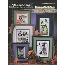 BK374 Stoney Creek Буклет схем для вишивки рахунковим хрестиком - Boowitching Halloween, папір