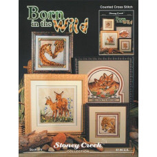 BK379 Stoney Creek Буклет паперових схем для вишивки рахунковим хрестиком - Born in the Wild