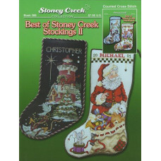 BK388 Stoney Creek Буклет схем для вишивки рахунковим хрестиком - Best of Stoney Creek Stockings II, папір