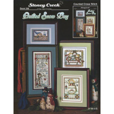 BK398 Stoney Creek Буклет схем для вишивки рахунковим хрестиком - Quilted Snow Day, папір