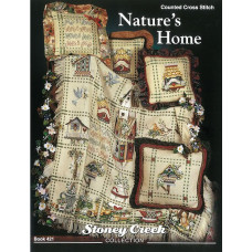 BK421 Stoney Creek Буклет схем для вишивки рахунковим хрестиком - Nature's Home, папір