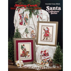 BK433 Stoney Creek Буклет схем для вишивки рахунковим хрестиком - Santa Collectors' Series, папір