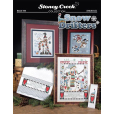 BK444 Stoney Creek Буклет схем для вишивки рахунковим хрестиком - Snow Drifters, папір
