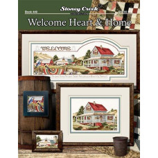 BK448 Stoney Creek Буклет схем для вишивки рахунковим хрестиком - Welcome Heart & Home, папір