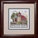 BK457 Stoney Creek Буклет схем для вишивки рахунковим хрестиком - Country Churches, папір