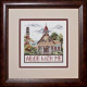 BK457 Stoney Creek Буклет схем для вишивки рахунковим хрестиком - Country Churches, папір