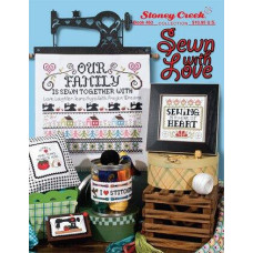 BK463 Stoney Creek Буклет схем для вишивки рахунковим хрестиком - Sewn with Love, папір