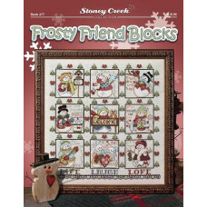 BK477 Stoney Creek Буклет схем для вишивки рахунковим хрестиком - Frosty Friend Blocks, папір