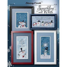 BK486 Stoney Creek Буклет схем для вишивки рахунковим хрестиком - Sparkley and White, папір