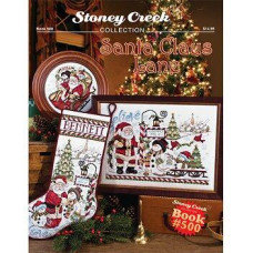 BK500 Stoney Creek Буклет схем для вишивки рахунковим хрестиком - Santa Claus Lane, папір
