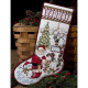 BK500 Stoney Creek Буклет схем для вишивки рахунковим хрестиком - Santa Claus Lane, папір
