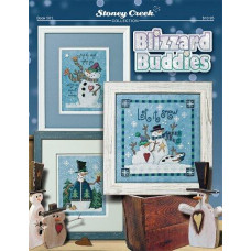 BK501 Stoney Creek Буклет схем для вишивки рахунковим хрестиком - Blizzard Buddies, папір