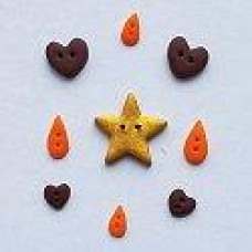 BK513BP Button Pack Комплект ґудзиків - Let It Snow Banner Stoney Creek