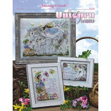 BK525 Stoney Creek Буклет паперових схем для вишивки рахунковим хрестиком - Unicorn Dreams