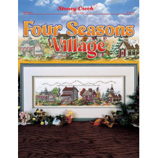 BK541 Stoney Creek Буклет паперових схем для вишивки рахунковим хрестиком - Four Seasons Village