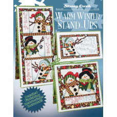 BK542 Stoney Creek Буклет паперових схем для вишивки рахунковим хрестиком - Warm Winter Stand-Ups