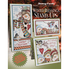 BK543 Stoney Creek Буклет паперових схем для вишивки рахунковим хрестиком - Winter Blessings Stand-Ups