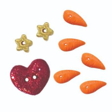 BK545BP Button Pack Комплект ґудзиків - Pray Snowfriends Banner Stoney Creek