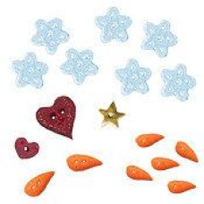 BK550BP Button Pack Комплект ґудзиків - Family Snowfriends Banner Stoney Creek